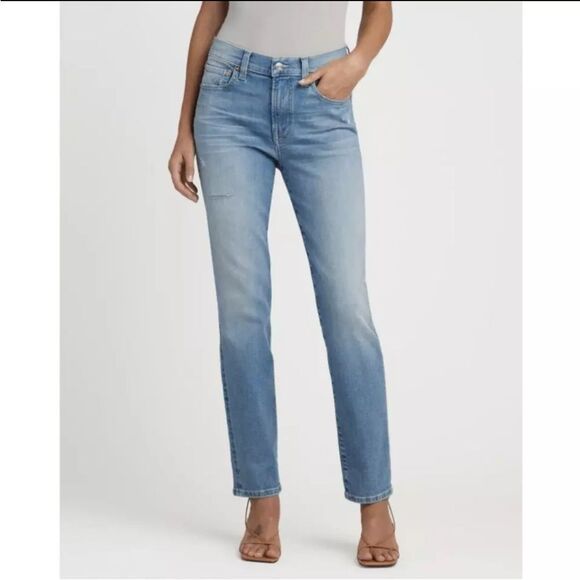 EDWIN 
BREE SLIM STRAIGHT LEG JEANS IN AMBITION 28 NWT 178.00 - Picture 1 of 5